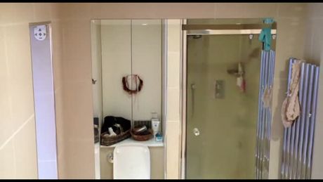 Spying or sexy horny stepmom