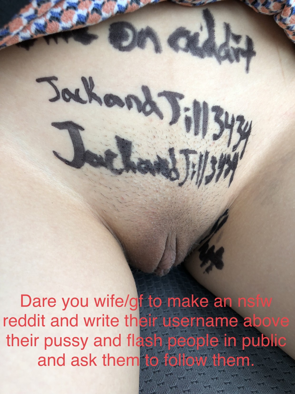 Flashing dare