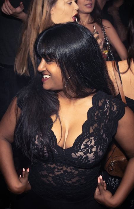 Ebony with big tits