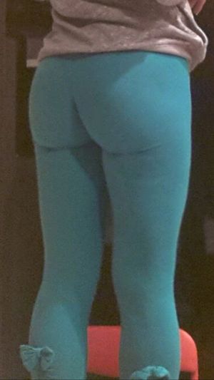 Petite green leggings