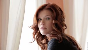 redhead mia sollis strips naked