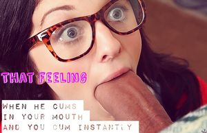 Blowjob Cumming From Cum Sissy Caption