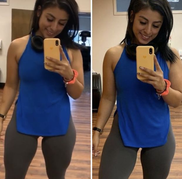 sandraa_fit selfie cameltoe