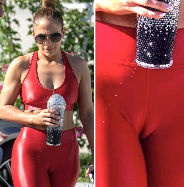 JLO fat Cameltoe