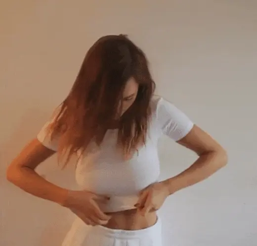 teen says Fuck yeah look at my titties!