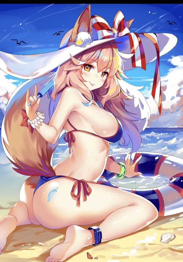 At the beach