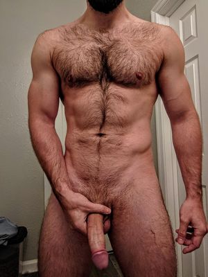 hairy man with a long cock