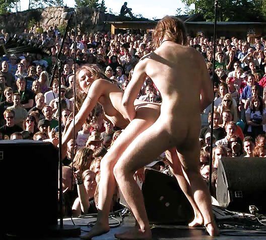 Fucking on stage