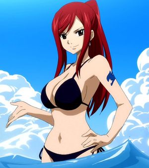 Erza Scalette de Fairy Tail en bikini