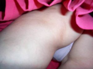 Close-up up my skirt