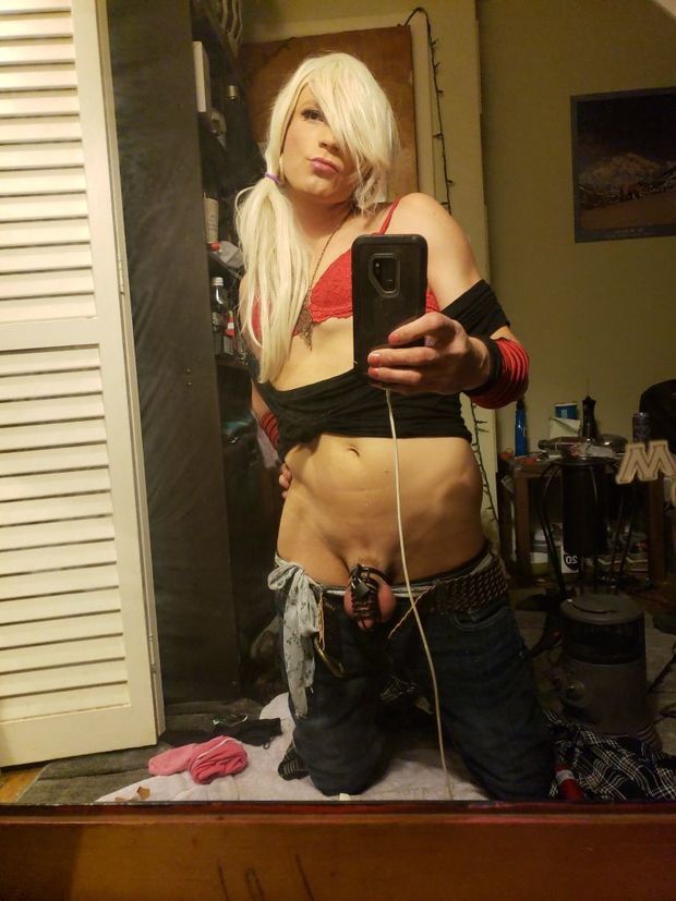 Me with blond hair