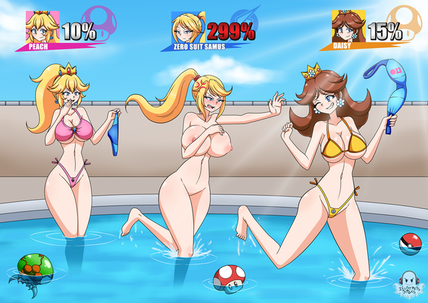 Commission: Smash Babes by IlustretsSpoks