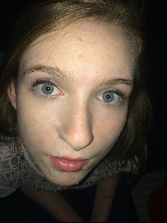 Cutie likes facial