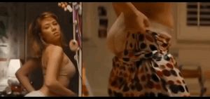 Sexy Jenette Mccurdy checking ass out and trying clothes on