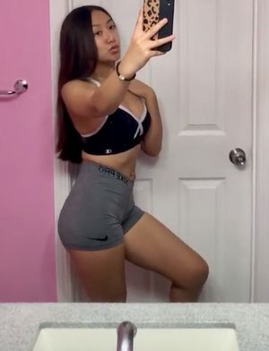 Sexy teen in shorts