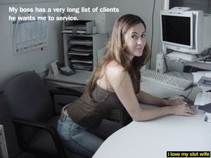 Husband is used to his wife getting home late.