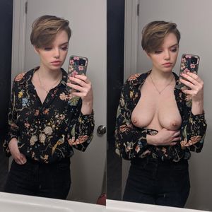 On off babe with nice pierce nipples and tits!