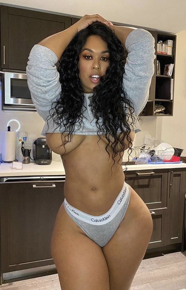 Gorgeous ebony woman