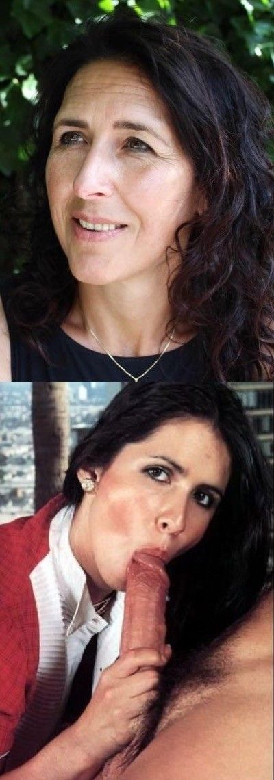 Before/After & CFNM: this wonderful black haired MILF likes blow jobs and naked men. 63a