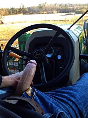 Wanna take a ride on my big green tractor