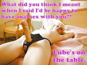 i'm happy to have anal sex with you... with strapon...