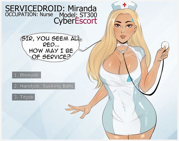 Service Droid Miranda | Artist: Cherry-gig
