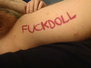 A stranger told me to write this on myself in sharpie, so I did