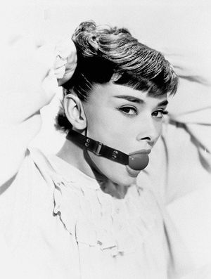 I would love to see Audrey Hepburn is bondage pics