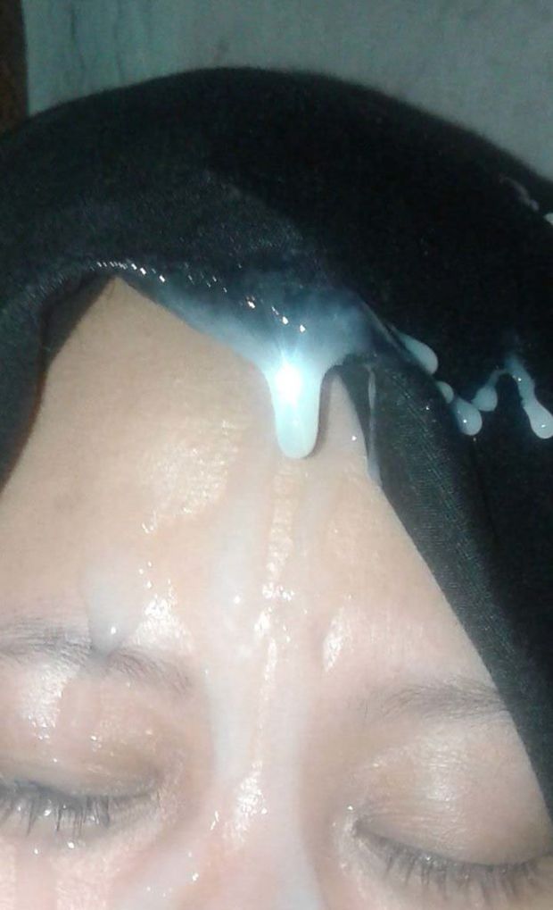Hijab Facial Cumshot