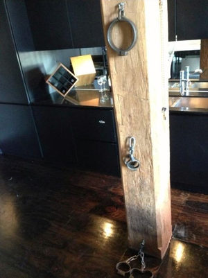 Disconcerting to see when she invited me over for dinner.