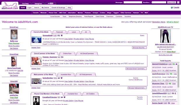 AdultWork & 21 Best Adult Companion sites