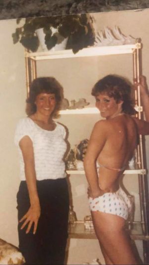 She may be shy...but her friend isn't