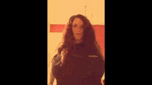 Gorgeous Brunette Reveals Giant Tits