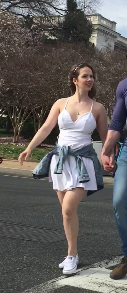 braless tits in dc