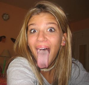 The clock on the wall says it's time to lick my balls!