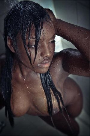 Sensuality under shower