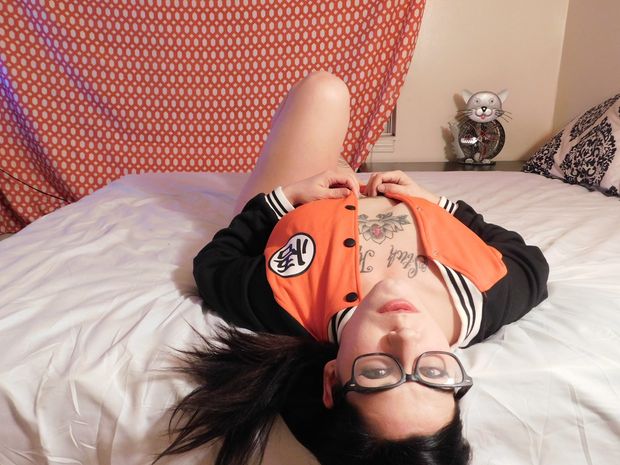 LanaBea from ManyVids And ELM Goku Cosplay!