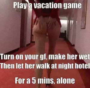 She was supposed to return 30 mins ago. Its disturb you, but turns on in same time. Deep inside you know, she is getting fucked right now.