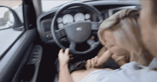 Gf blows him in the car