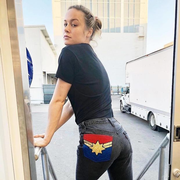 brie larson butt