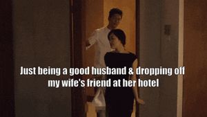 Asian Husband Takes His Wife's Friend To Her Hotel Room and Then Really Takes Her