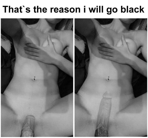 No wonder she screams. Look how deep he goes inside your wife compared to you.