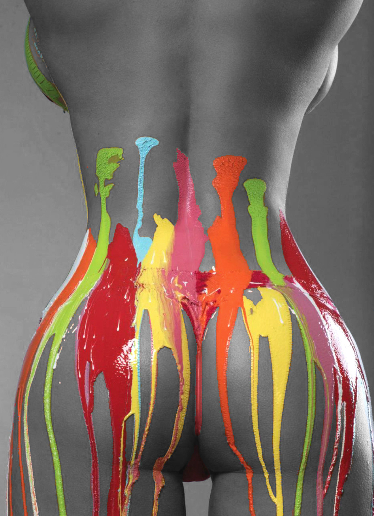Colorful ass