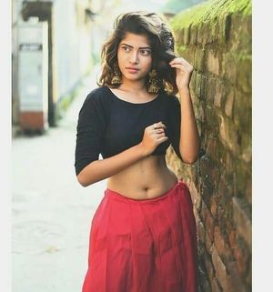 Pretty youthful woman