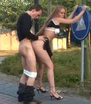 The club kicked out just as the sun was coming up and you were both drunk enough to fuck by the roadside.