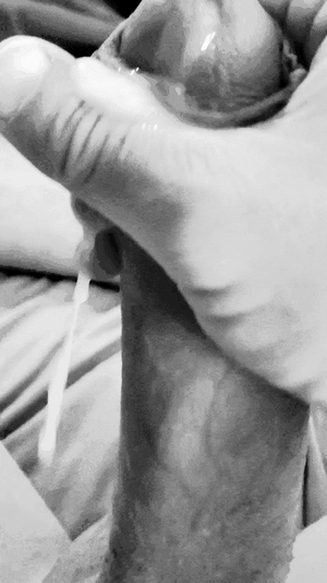 My Thick Cock flowing cum