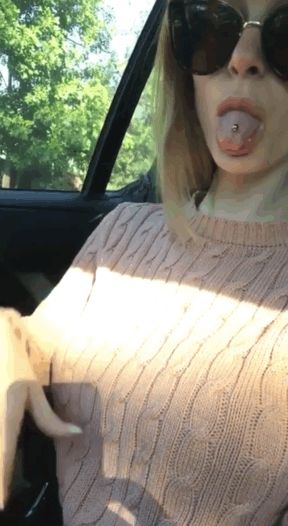 What’s she hiding under that sweater?