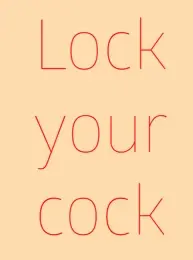Lock your cock caption heels