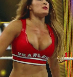 Nikki Bella nip slip