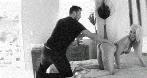 Eager to plant his face in her ass